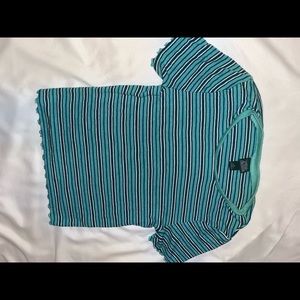 Blue and white Stripped shirt size xs